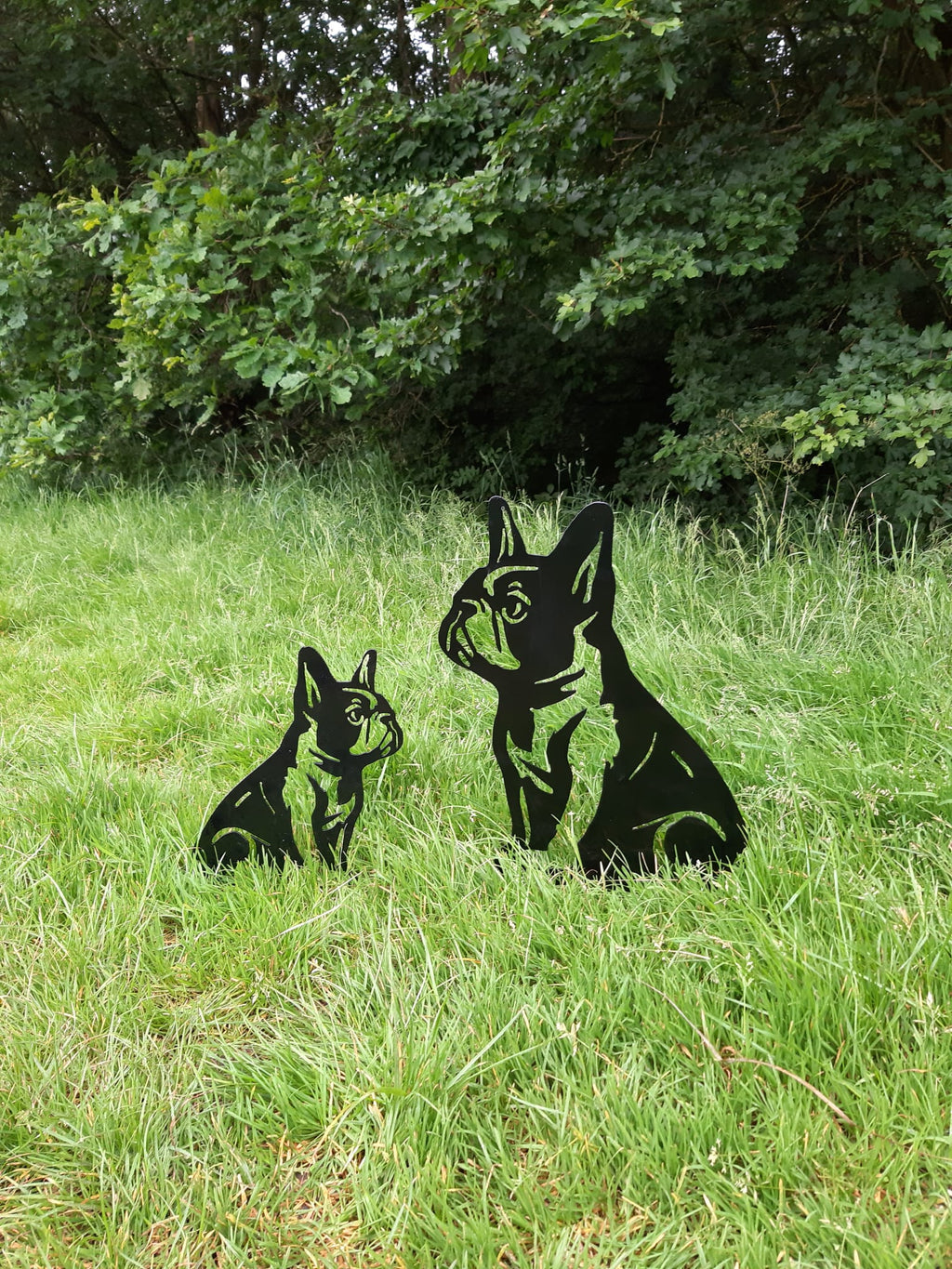 Metal Garden Decor - French bulldog. 11