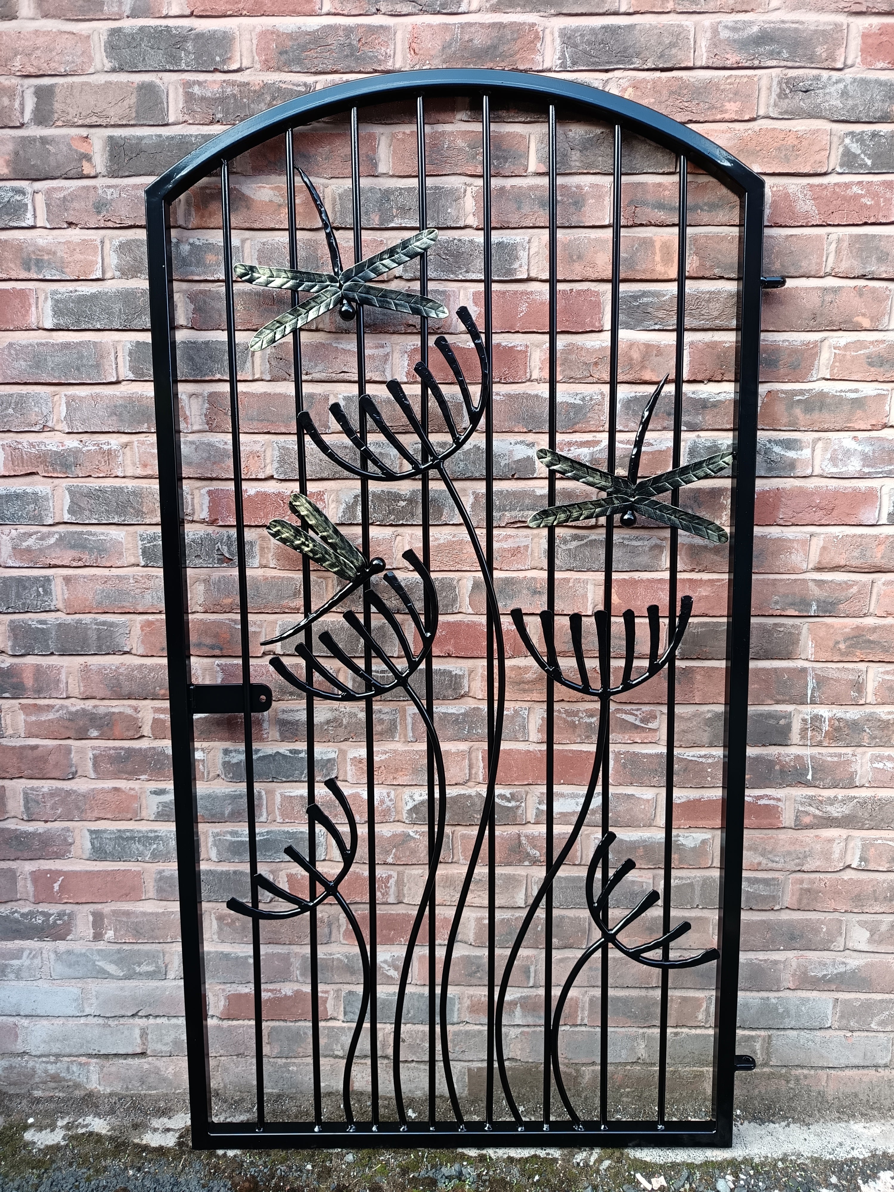 Made To Order Heavy Duty Garden Gate - Dragonfly Design. 38