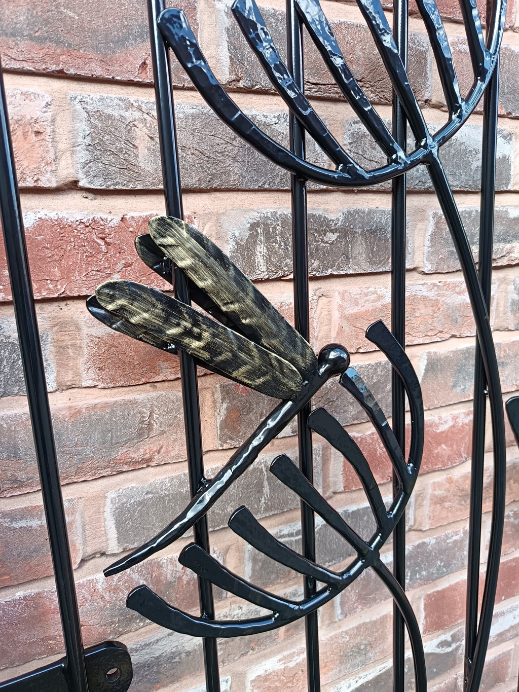 Made To Order Heavy Duty Garden Gate - Dragonfly Design. 38