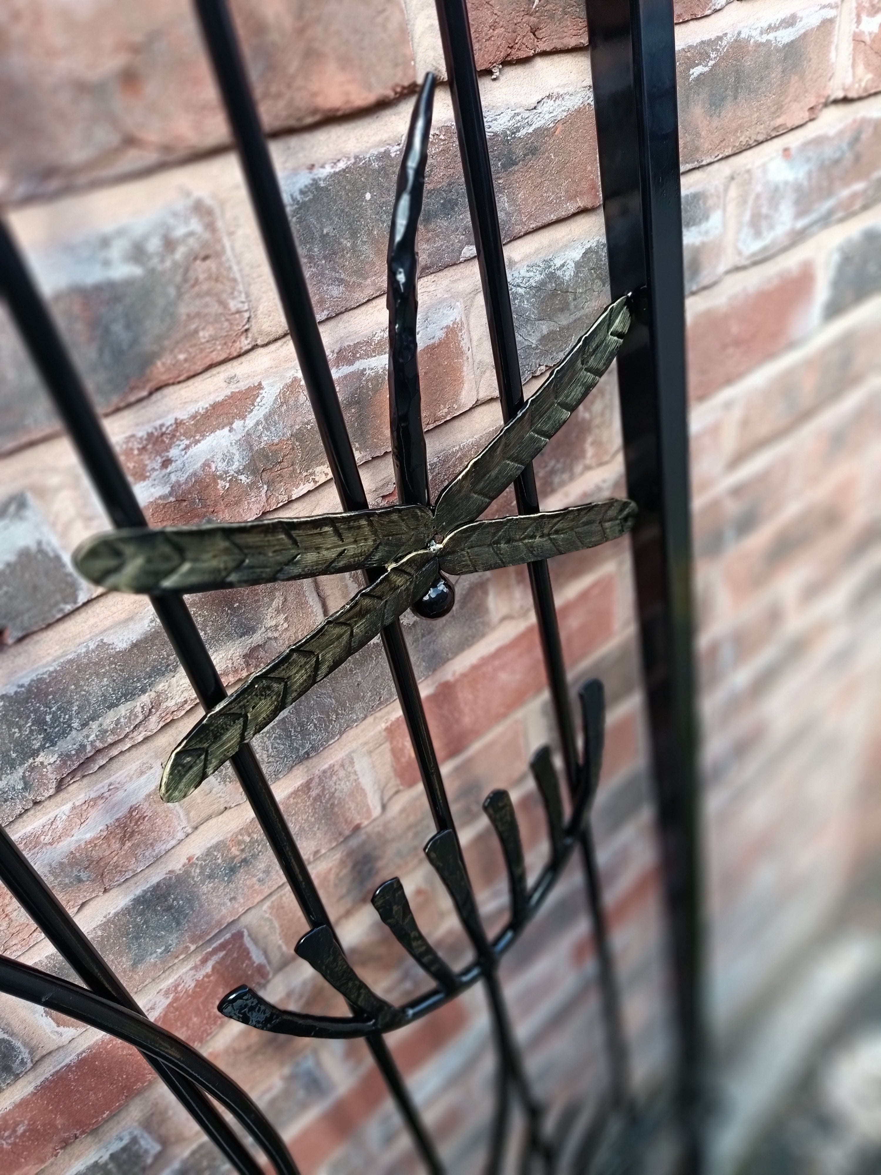 Made To Order Heavy Duty Garden Gate - Dragonfly Design. 38
