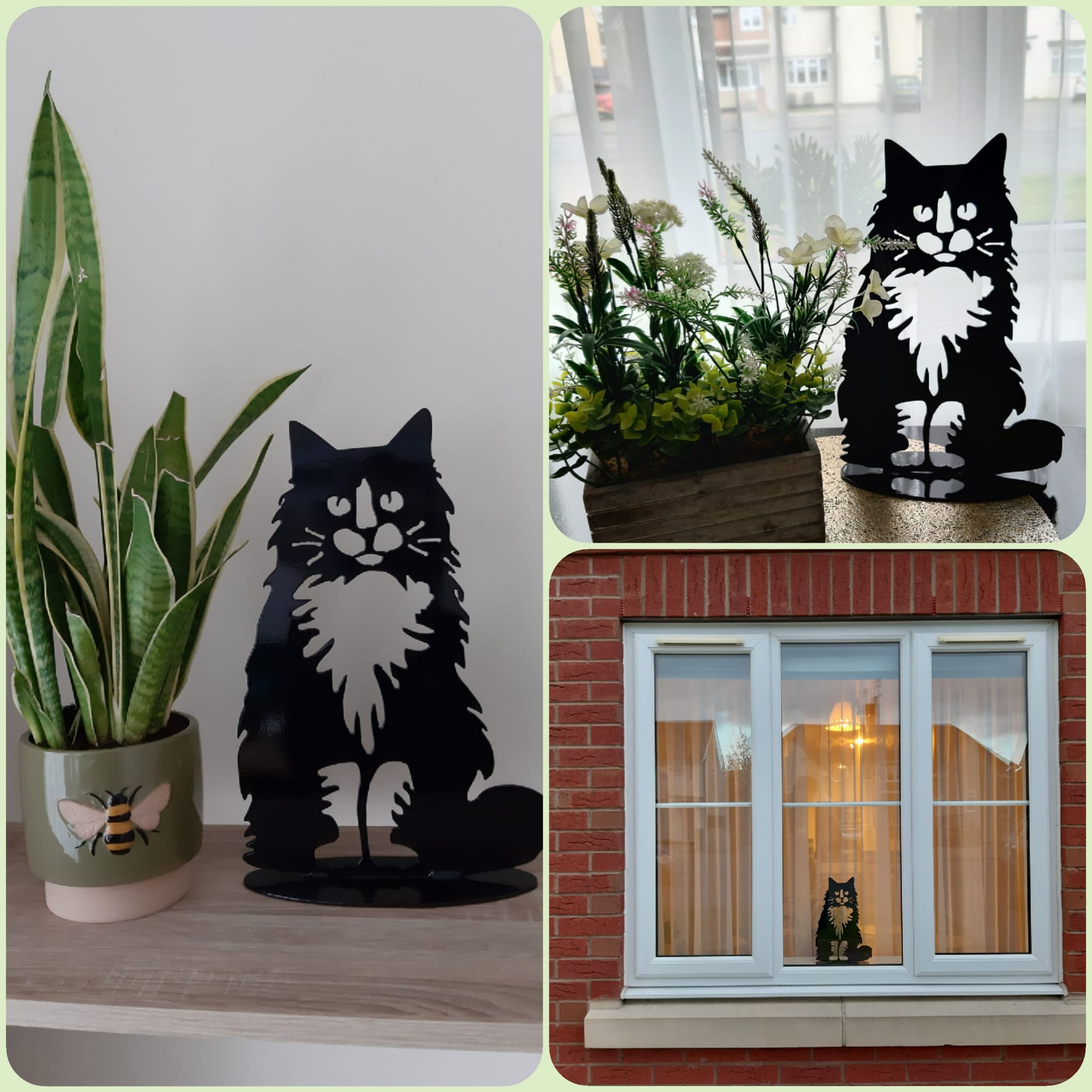Metal Garden Decor - Staked Cat. 20