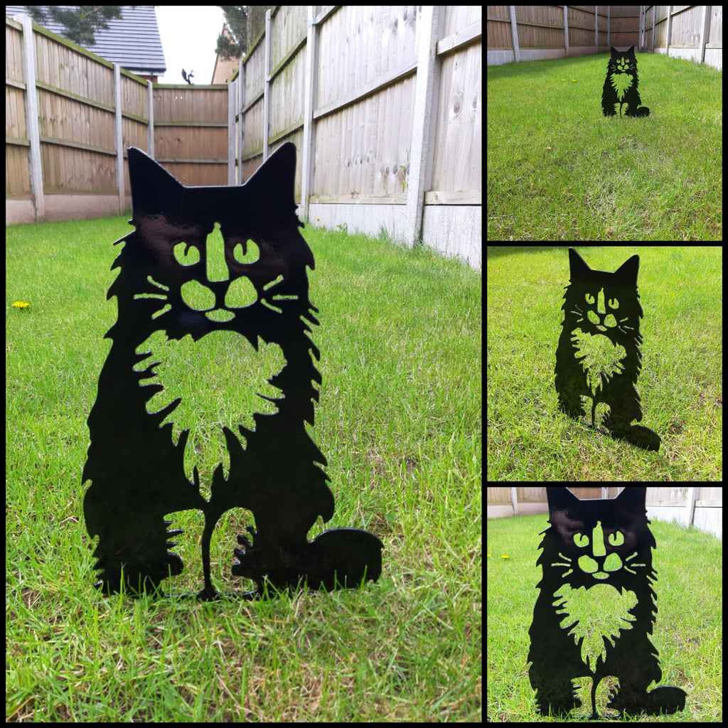 Metal Garden Decor - Staked Cat. 20