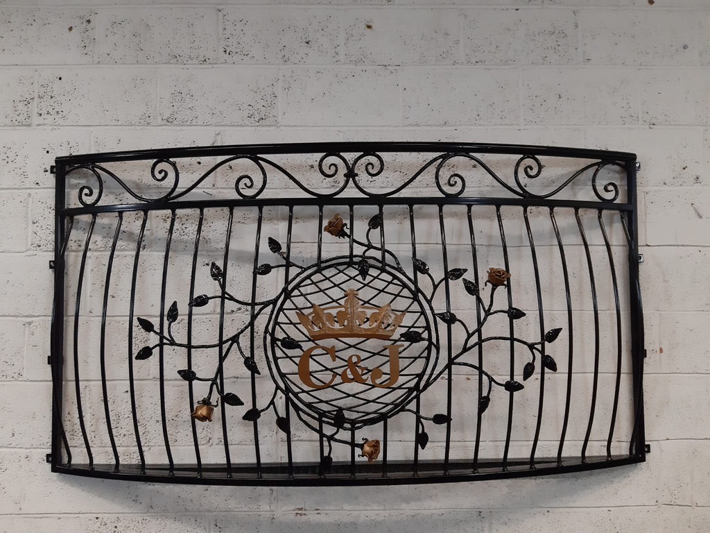 Bespoke Wrought Iron Juliet Balcony with Mesh Floor - Personalized. 21