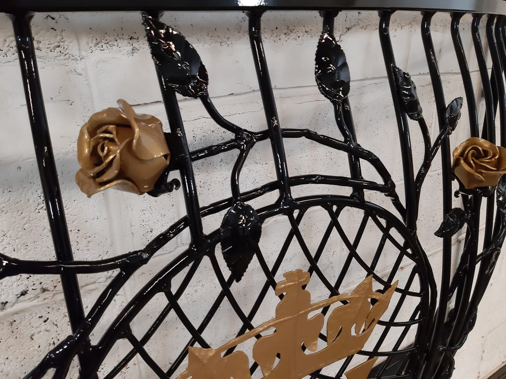 Bespoke Wrought Iron Juliet Balcony with Mesh Floor - Personalized. 21