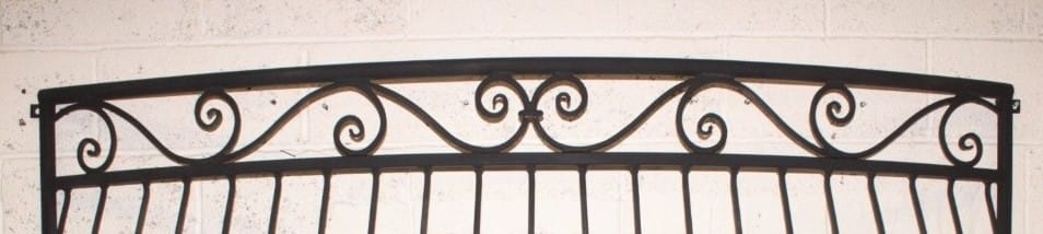 Bespoke Wrought Iron Juliet Balcony with Mesh Floor - Made to measure - Oak tree Design. 22