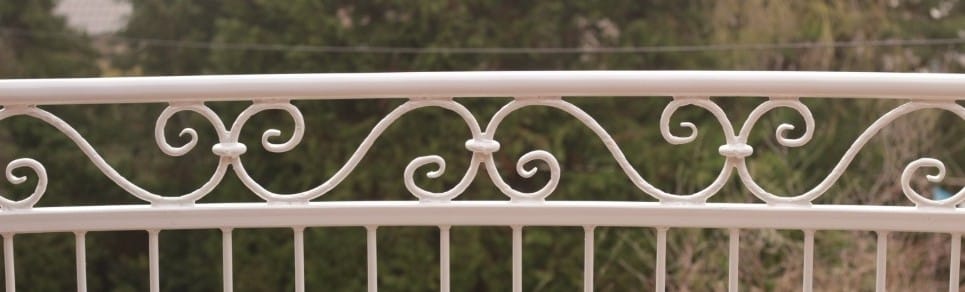 Powder coated Juliet balcony - Balustrades -  Railings with mesh floor. 26