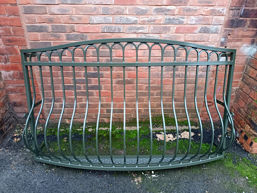 Bespoke Wrought Iron Juliet Balcony with Mesh Floor. 23