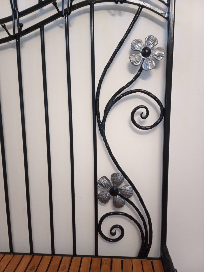 Free standing Clothing Shoes Rack, Bench, Storage - Made to measure, Wrought iron, metal