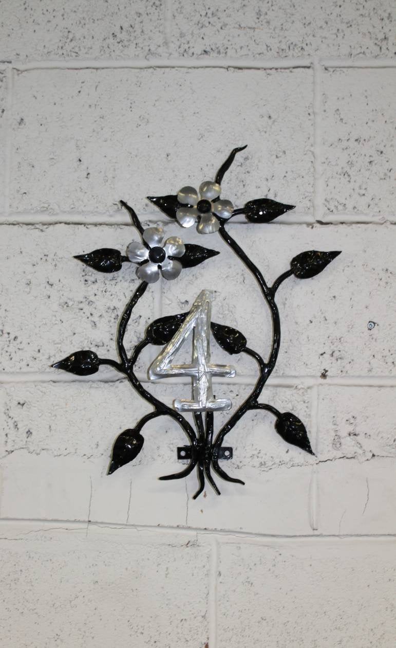 Bespoke Metal House Number Plaque, Address Plaque