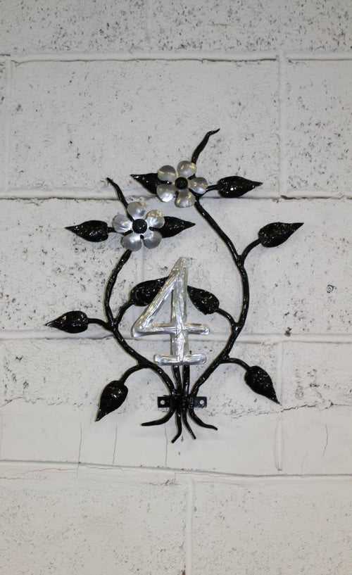 Bespoke Metal House Number Plaque, Address Plaque