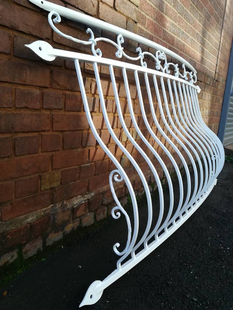 Heart Design Juliet balcony - Wrought iron, Made to measure. 8