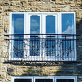 Made to measure Juliet balcony - Oak leaf design. 64