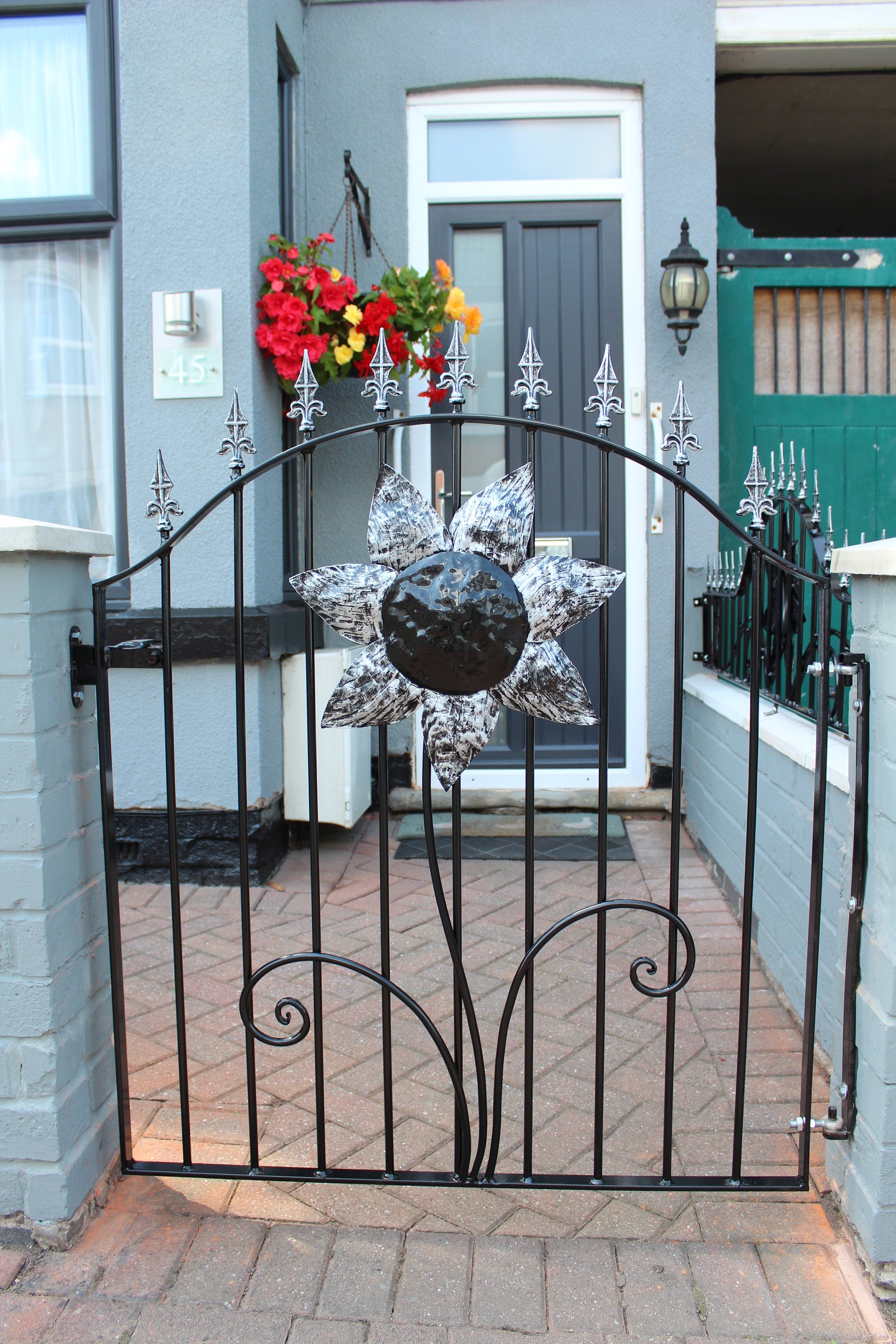 Made To Order Wrought Iron Garden Gate. 34