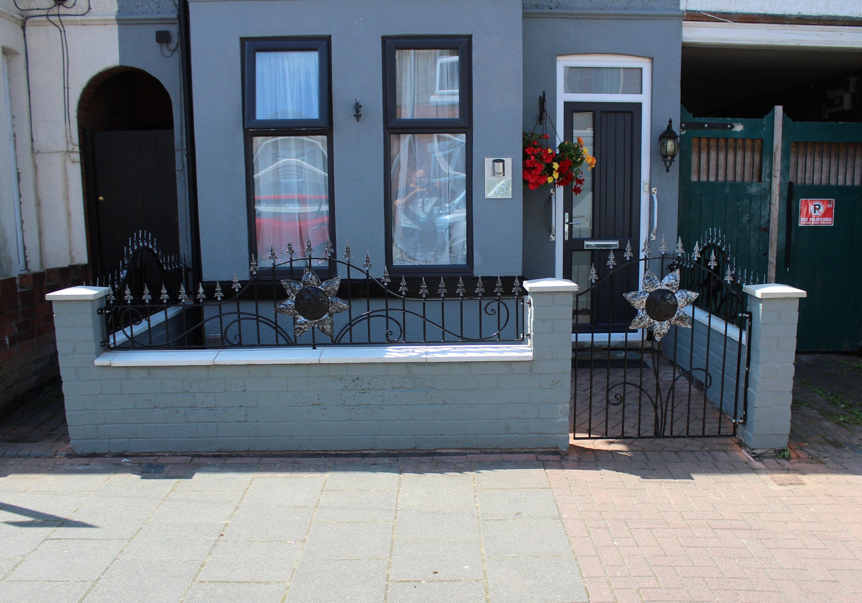 Made To Order Wrought Iron Garden Gate. 34