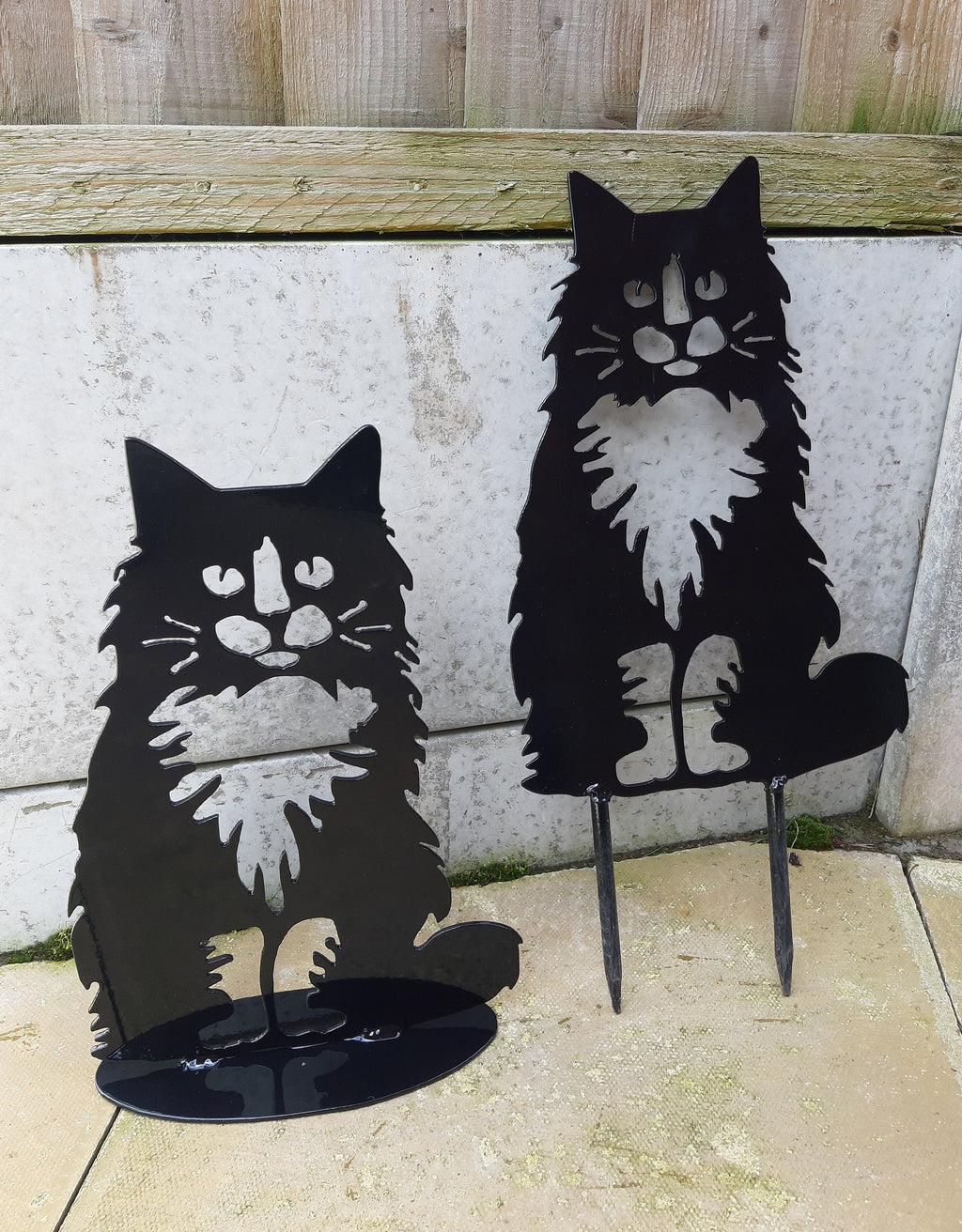 Metal Garden Decorations -  French bulldog, Corgi, Pomeranian, cat, squirrel. 15