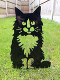 Metal Garden Decor -  Staked Cat. 21