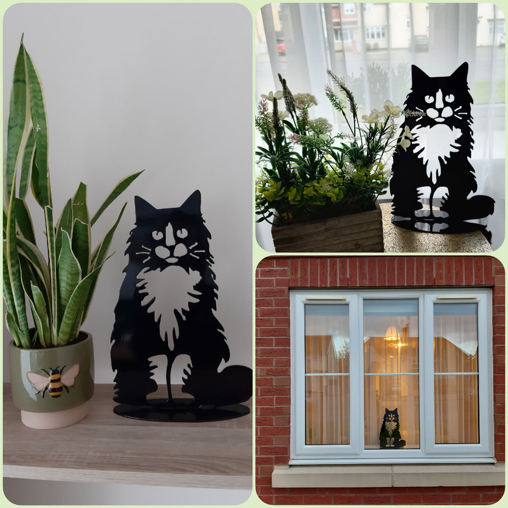 Metal Garden Decorations -  French bulldog, Corgi, Pomeranian, cat, squirrel. 15