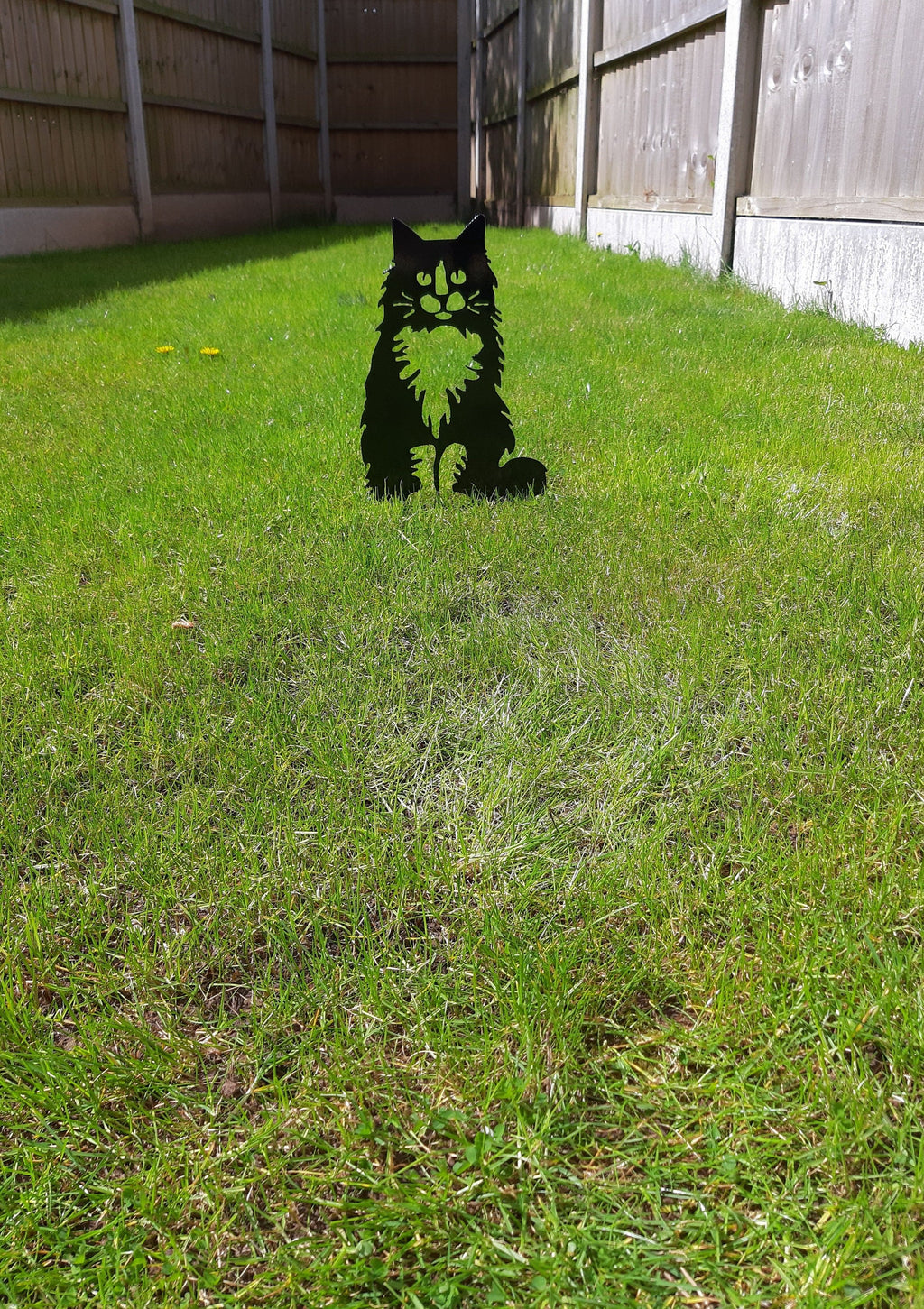 Metal Garden Decor -  Staked Cat. 21