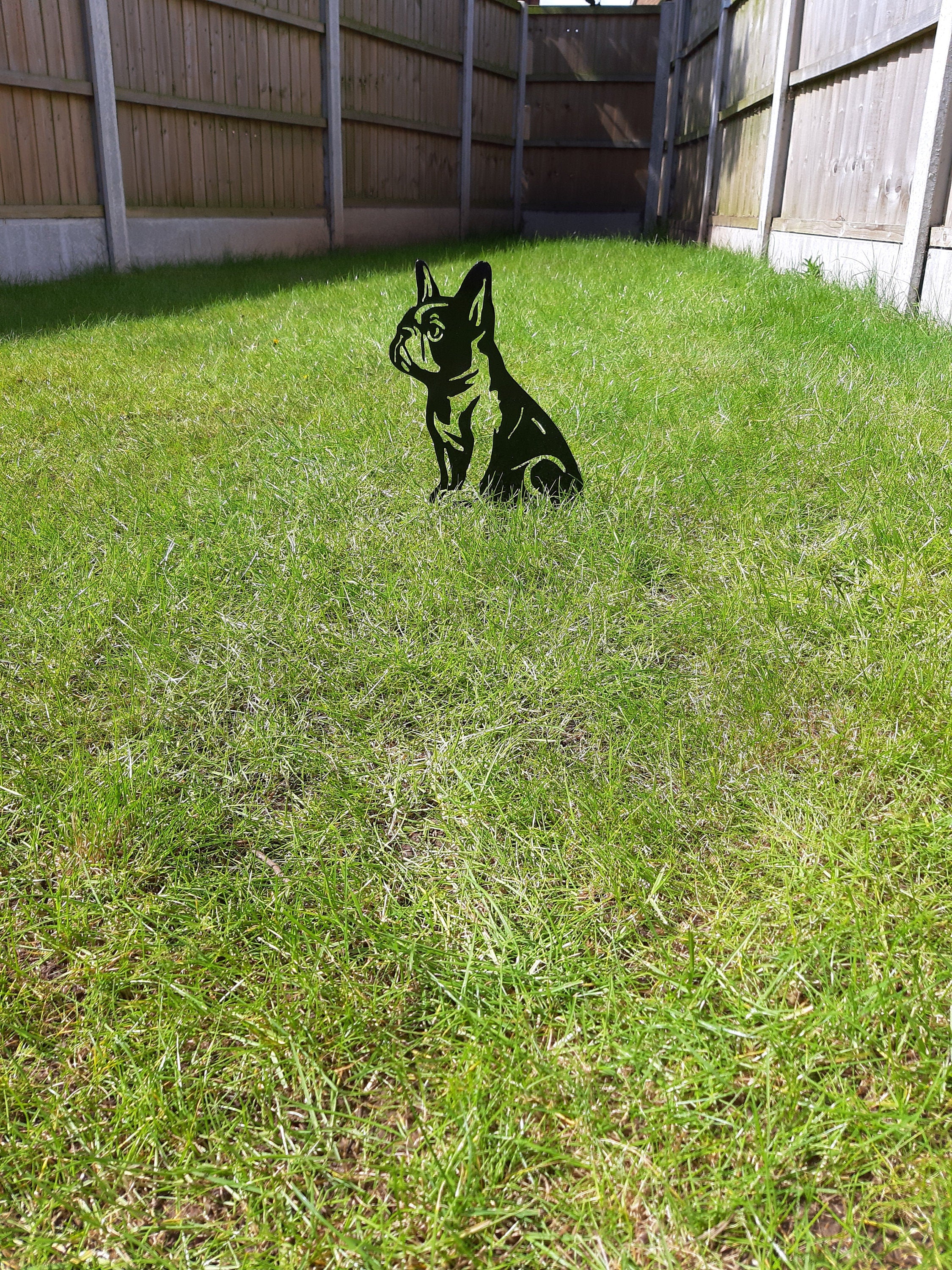 Metal Garden Decor - French bulldog. 11