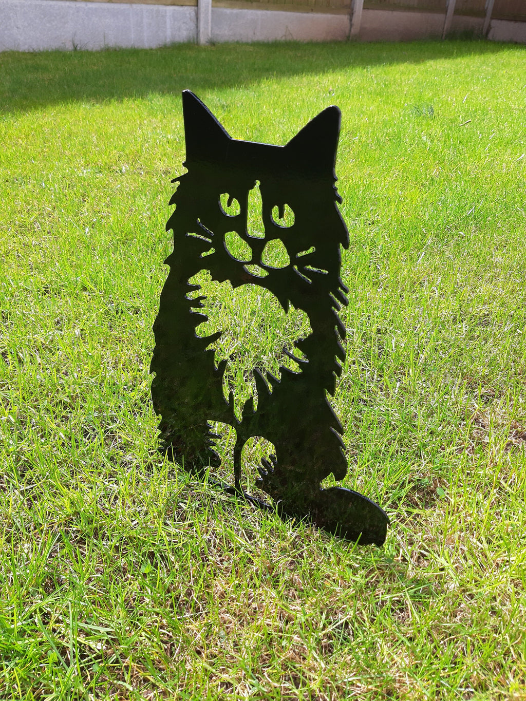 Metal Garden Decor -  Staked Cat. 21