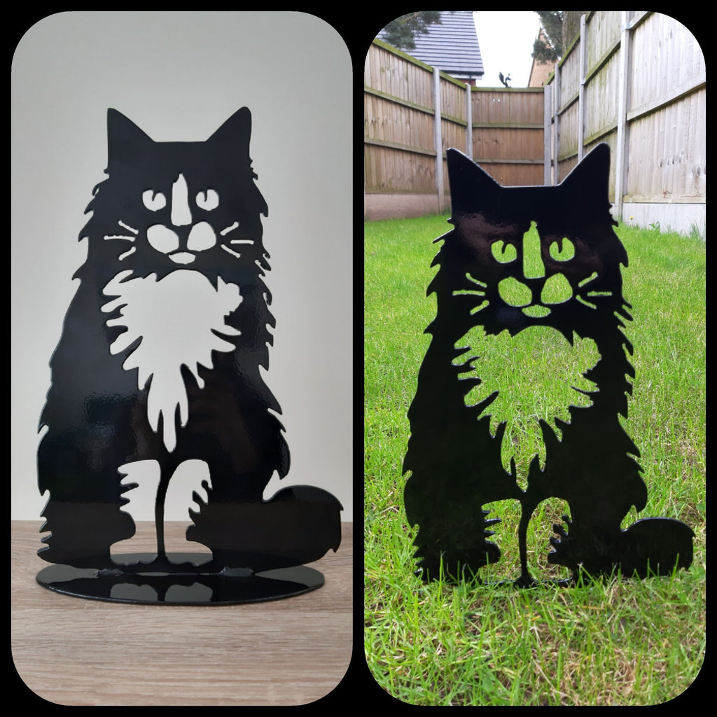 Metal Garden Decor - Staked Cat. 20