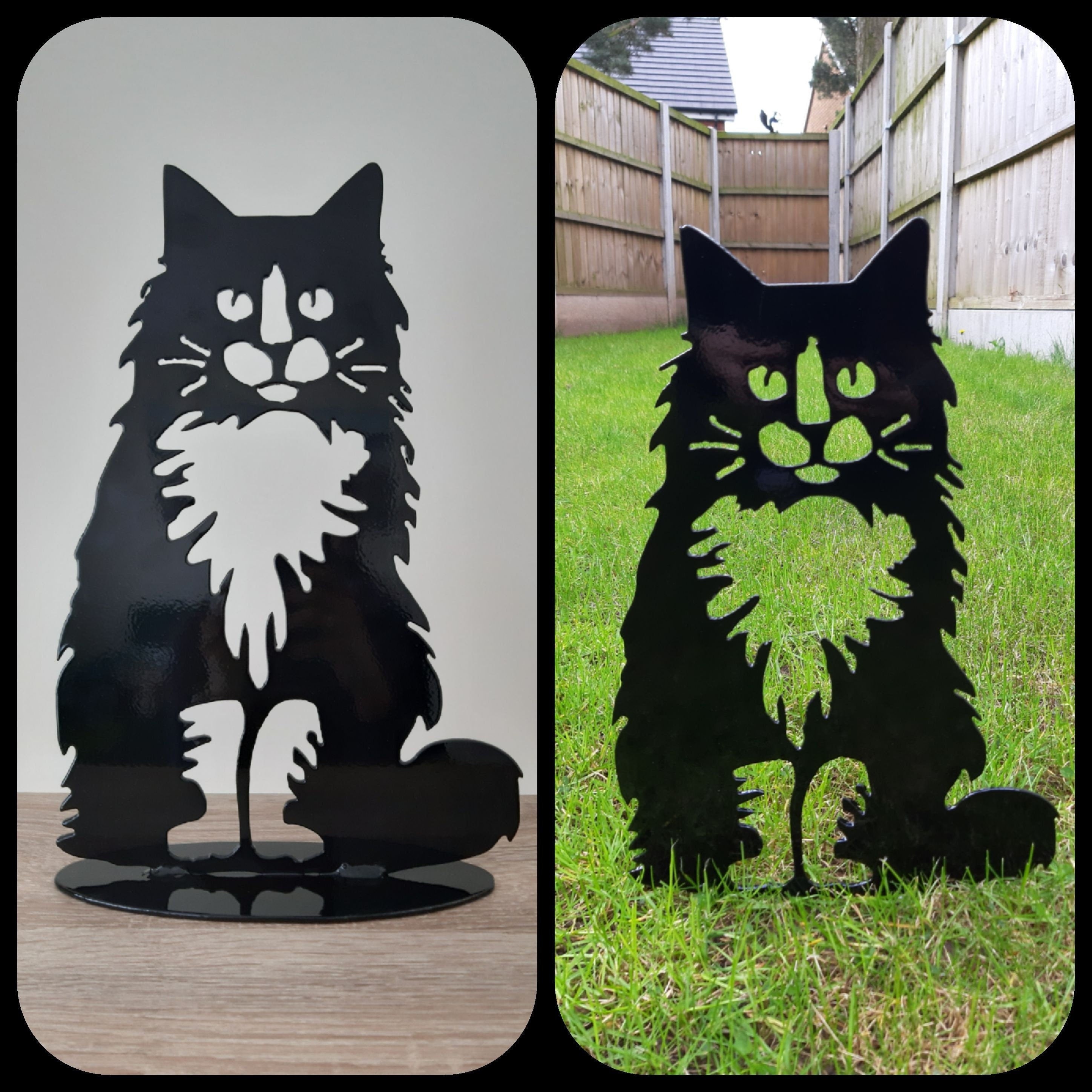 Metal Garden Decor - Staked Cat. 20