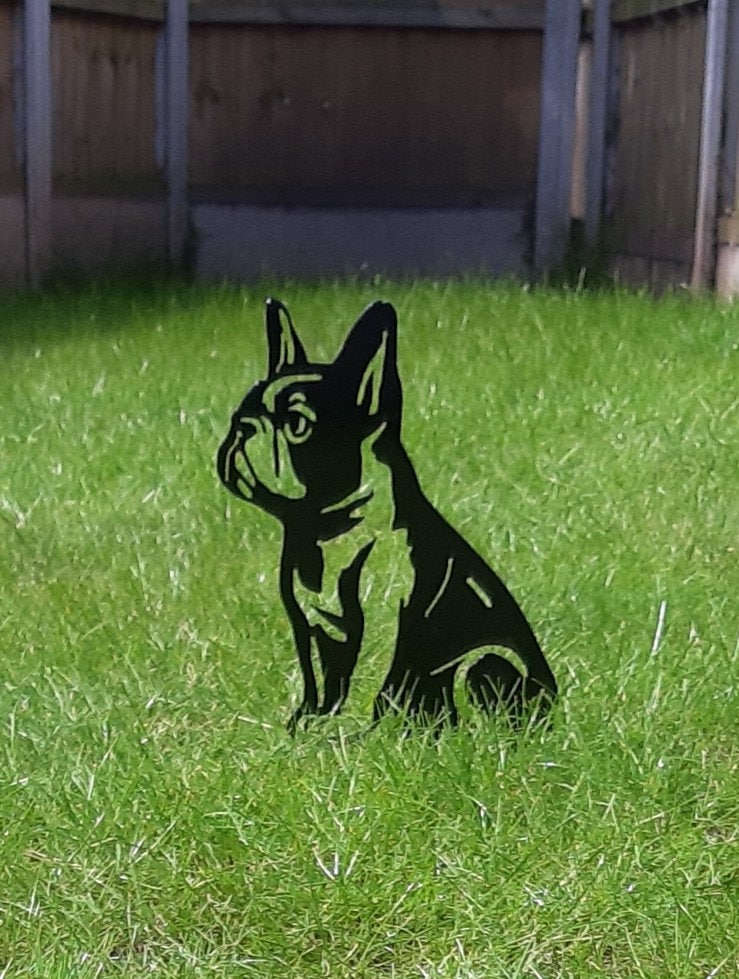 Metal Garden Decor - French bulldog. 11