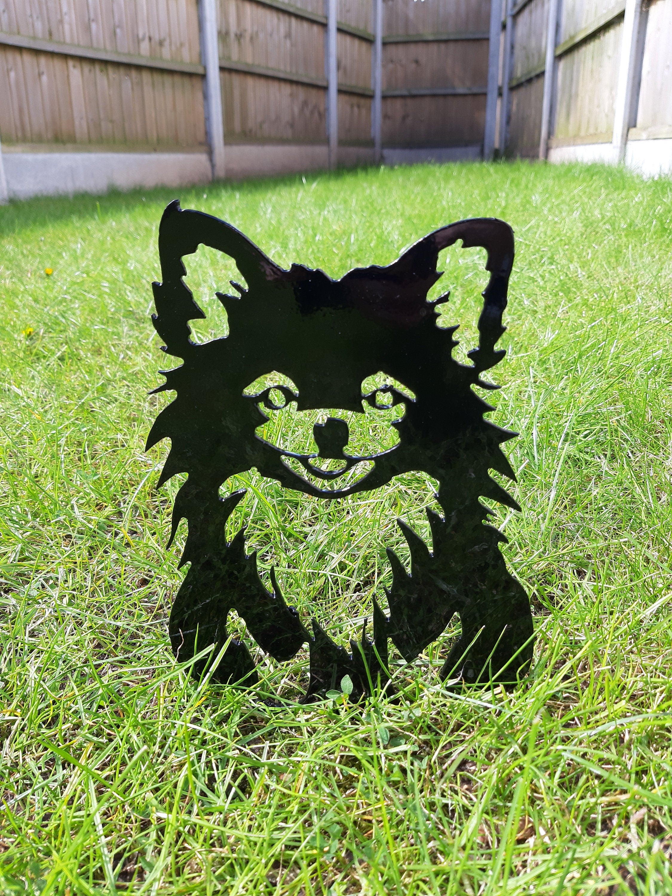 Metal Garden Decor - Pomeranian dog. 10