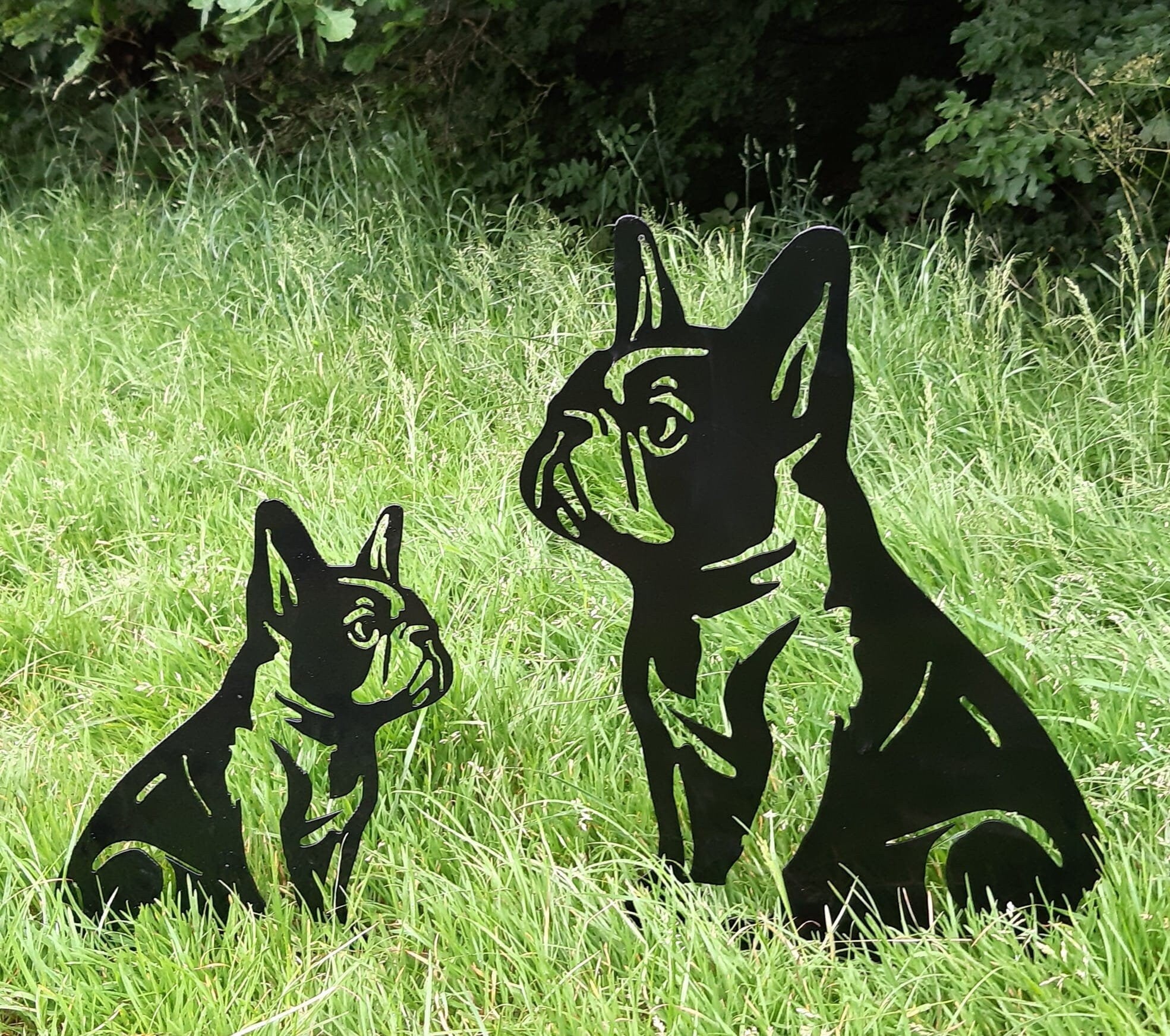 Metal Garden Decor - French bulldog. 11