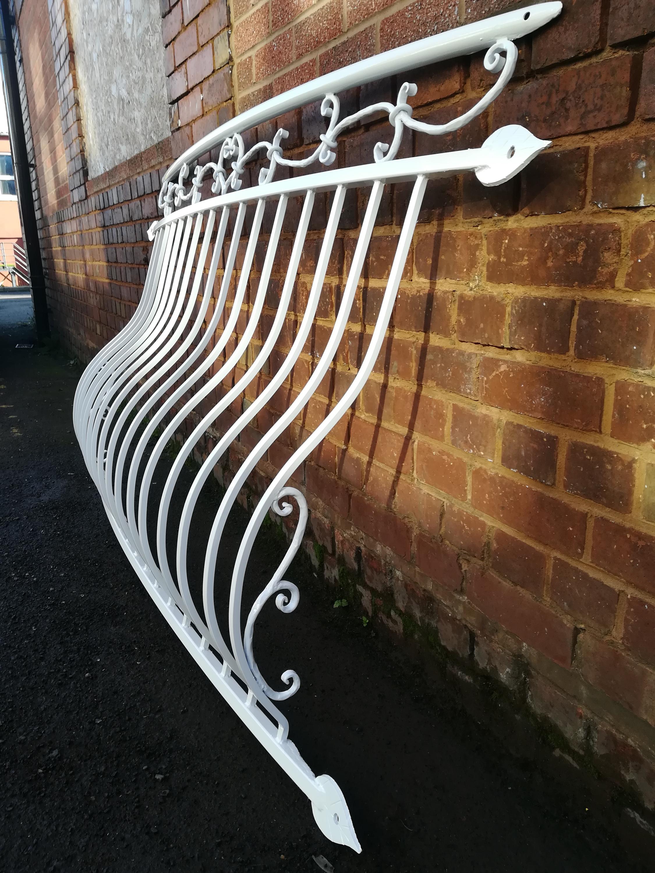 Heart Design Juliet balcony - Wrought iron, Made to measure. 8
