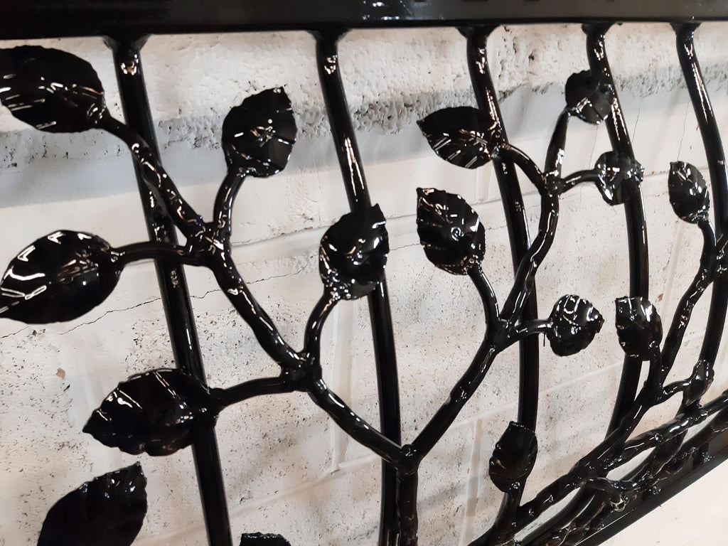 Made to measure Juliet balcony - Wrought iron, Leaves Design. 81