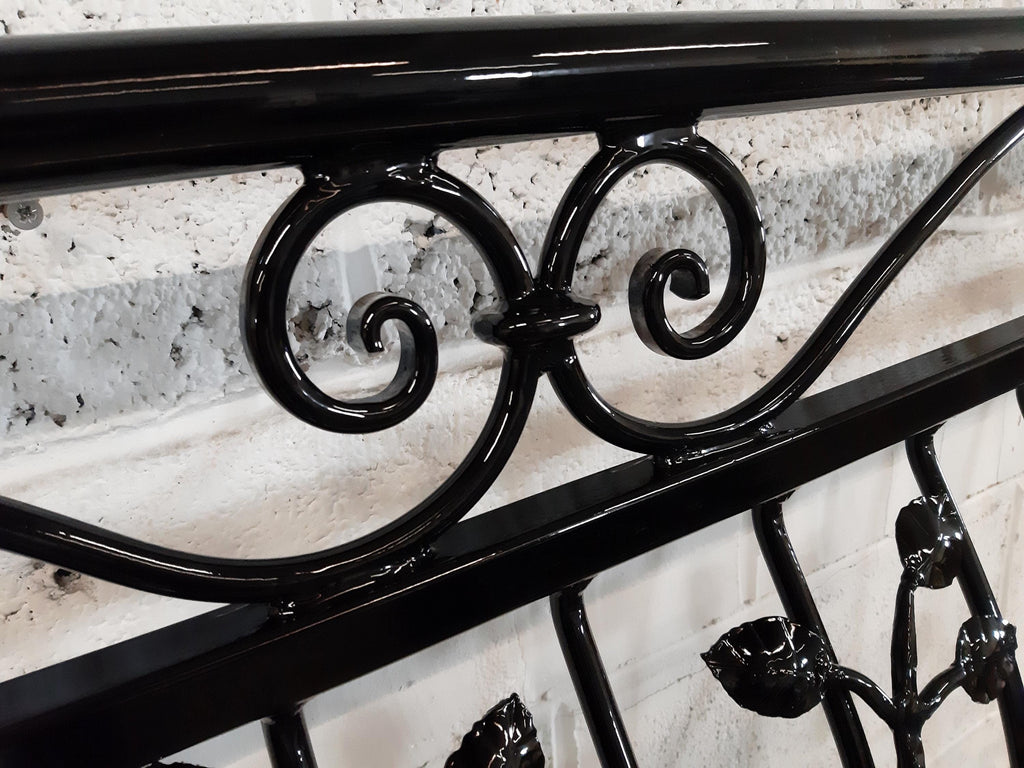 Made to measure Juliet balcony - Wrought iron, Leaves Design. 81