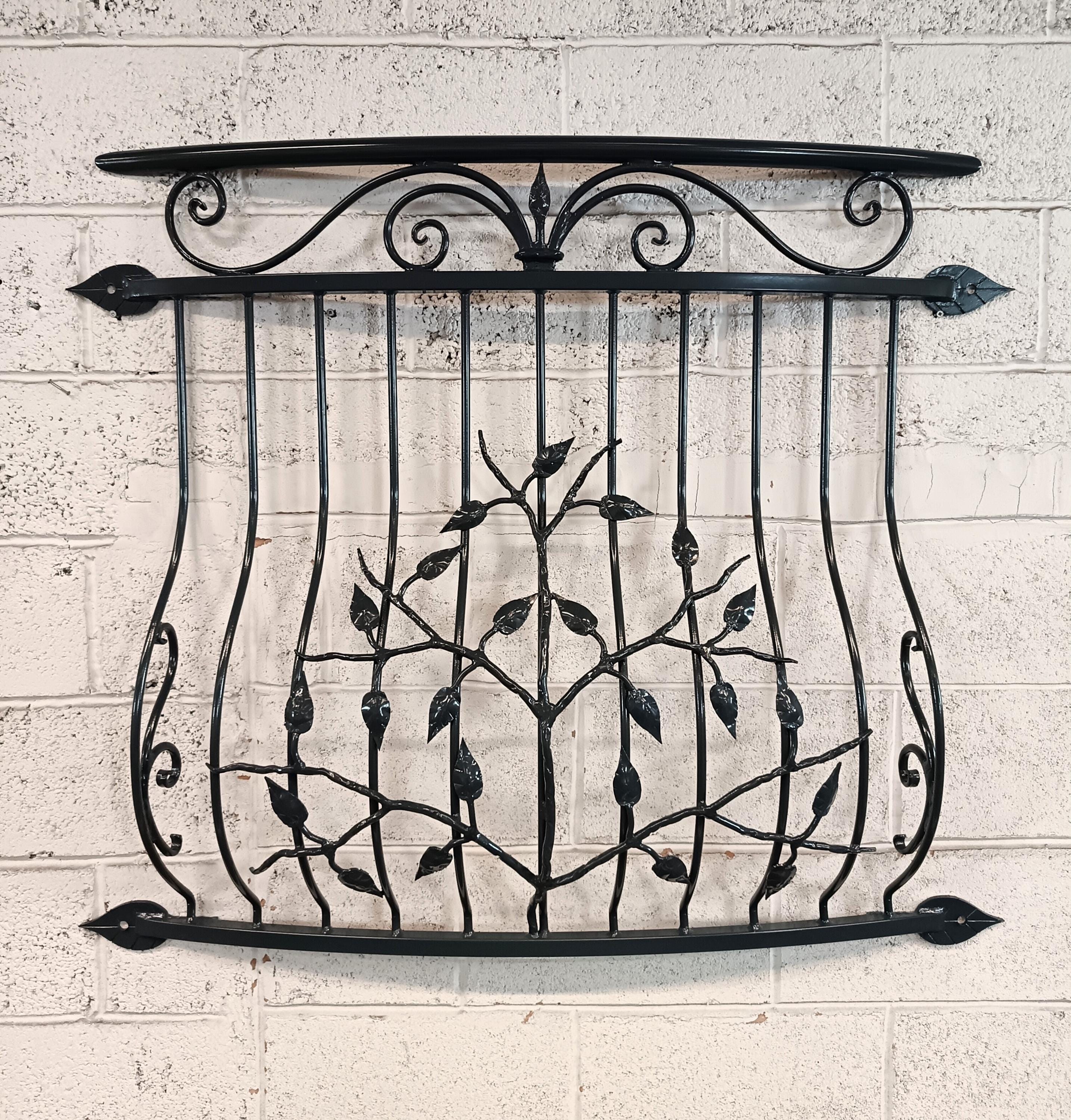 Made to measure Juliet balcony - Leaves & Scroll Design. 65