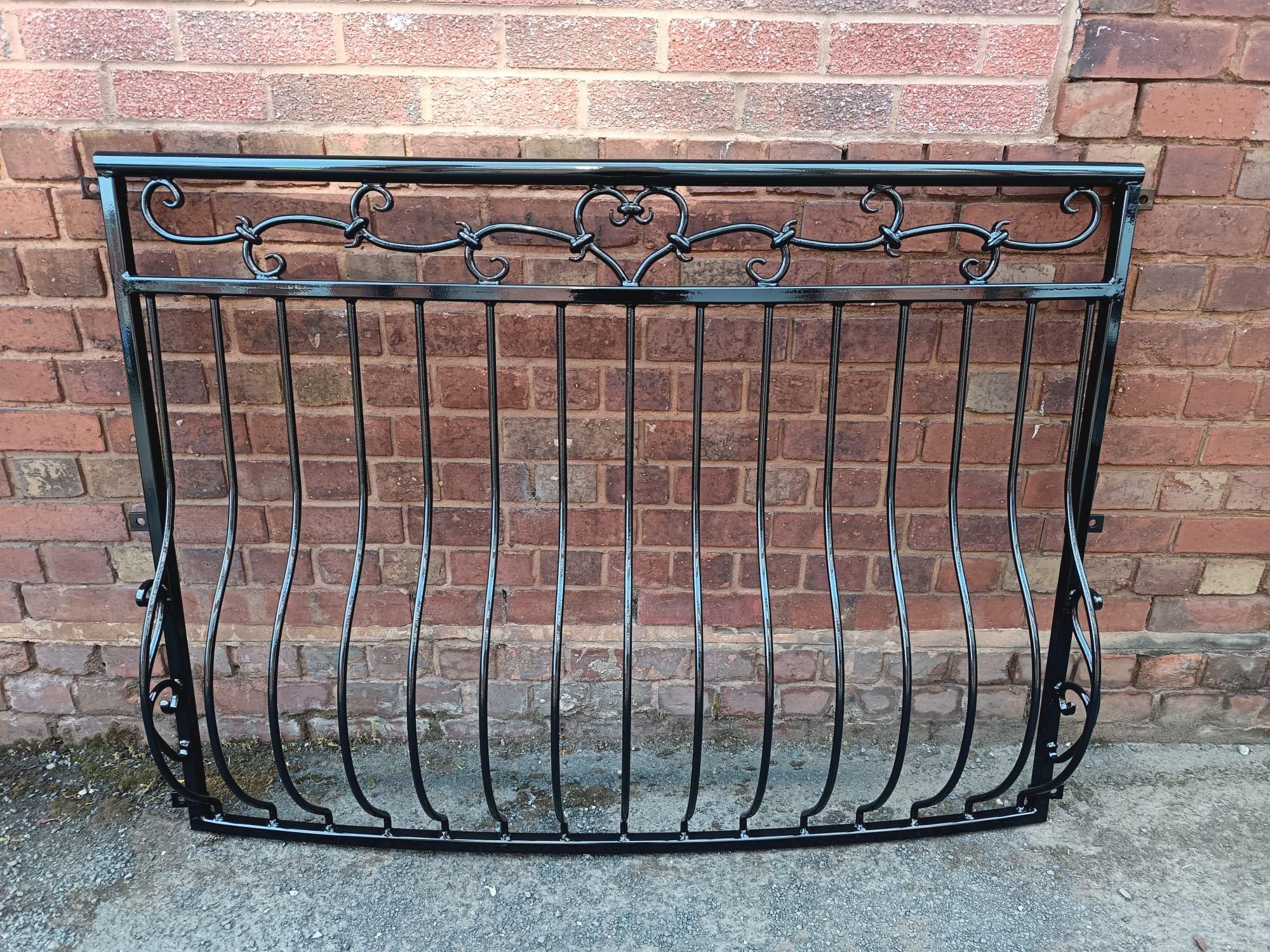 Heart Design Juliet Balcony - Custom Wrought Iron. 61