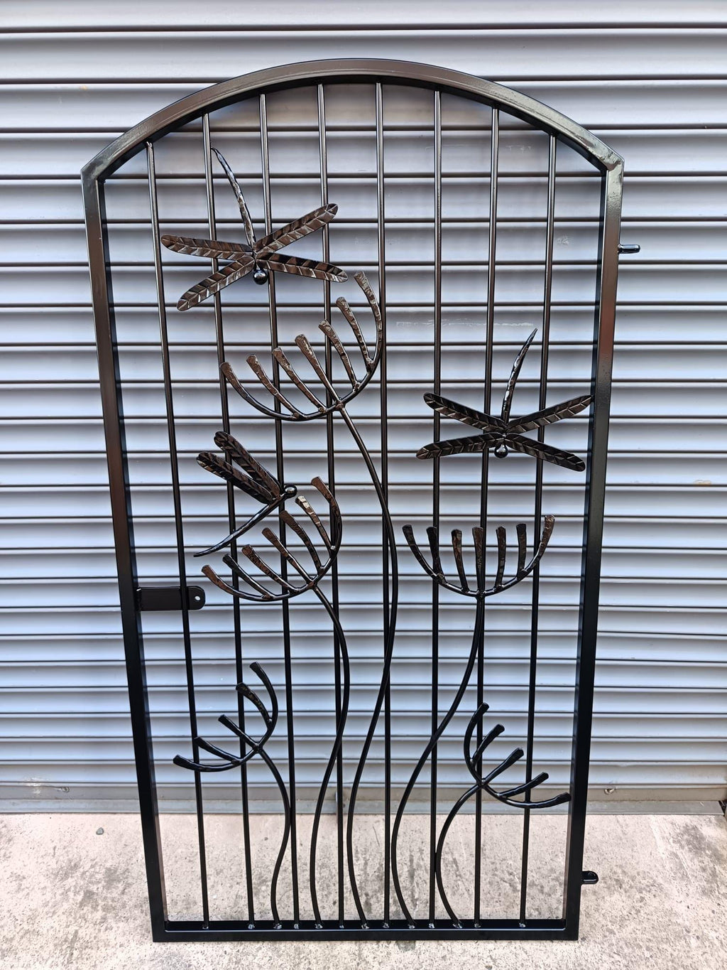 Made To Order Heavy Duty Garden Gate - Dragonfly Design. 38