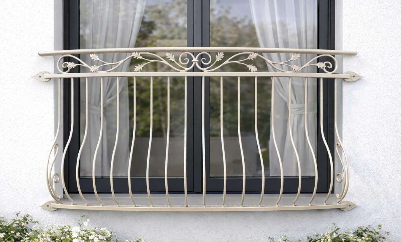 Custom Juliet Balcony - Hand Forged Ironwork. 9