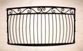 Bespoke Wrought Iron Juliet Balcony with Mesh Floor - Scrolls Design. 25