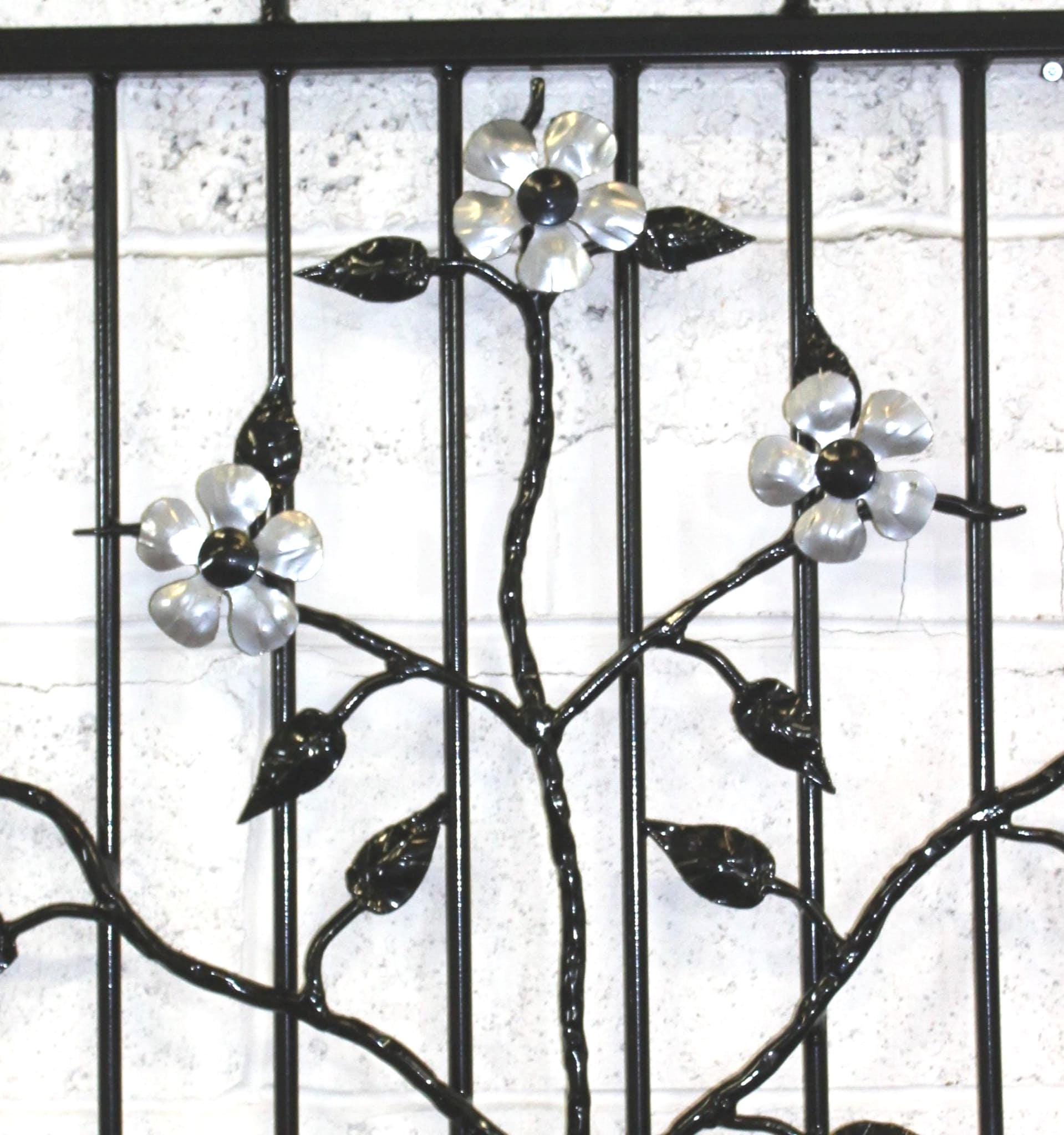 Custom Juliet balcony - Leaves & flowers Design. 77