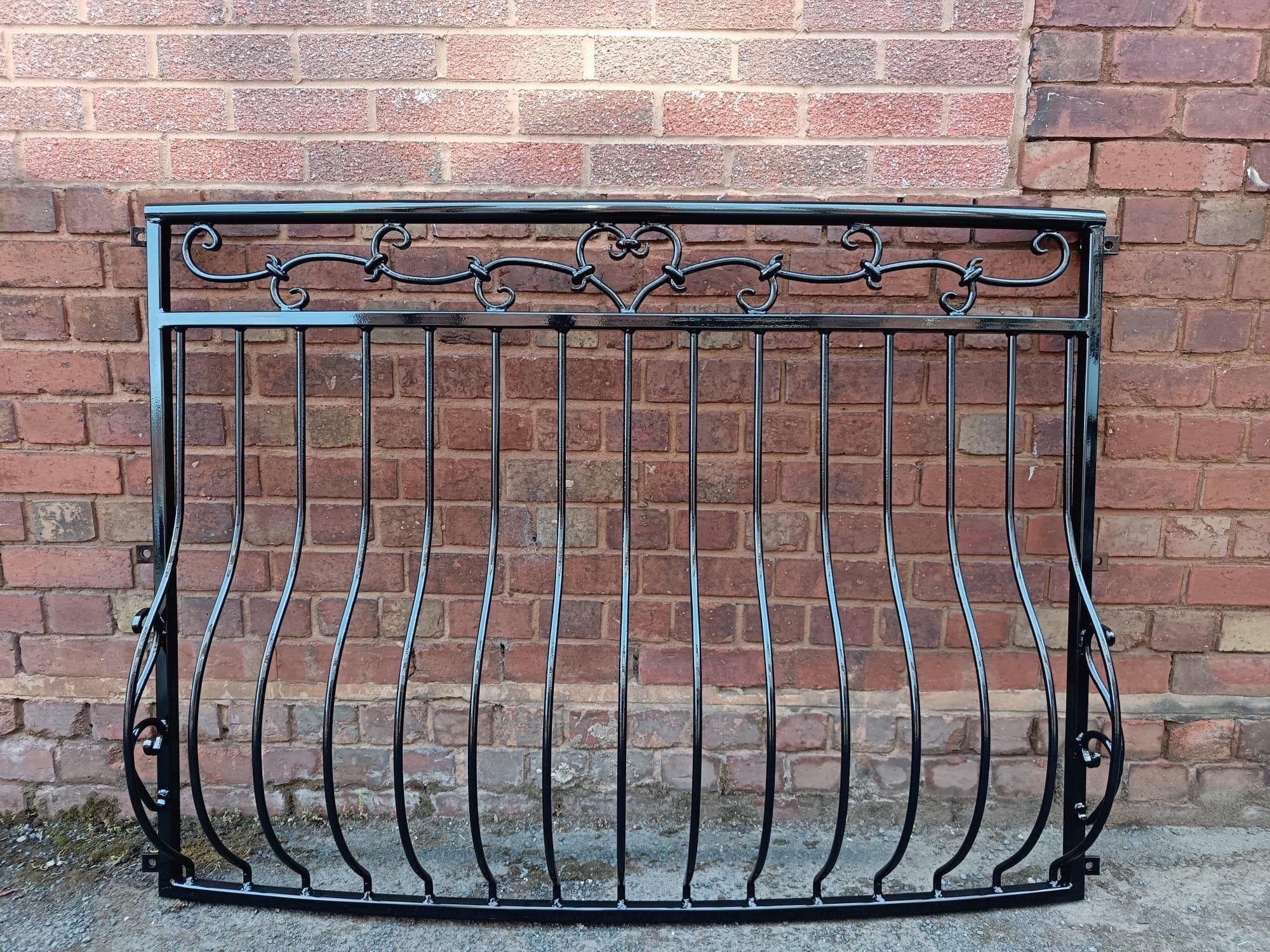 Heart Design Juliet Balcony - Custom Wrought Iron. 61