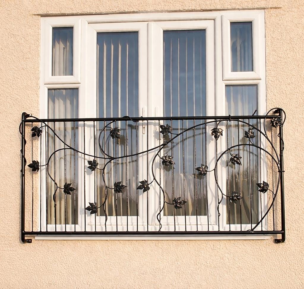 Made to Measure Juliet Balcony  - Vine Leaf Design. 12