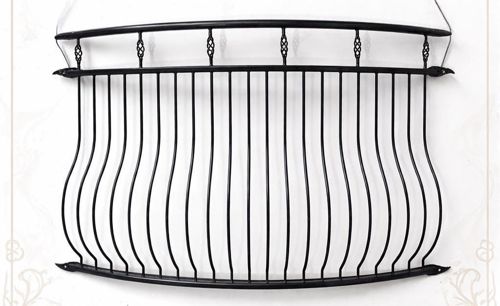 Traditional Made to measure Metal Juliet balcony. 4