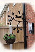 Metal Flower Pot Basket Hanger - Unique Garden decor. 42