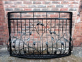 Hand Forged Juliet Balcony with Mesh floor - Oak leaves Design. 79
