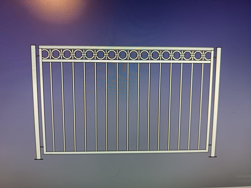 Modern Custom made Juliet balcony - Wrought iron. 6
