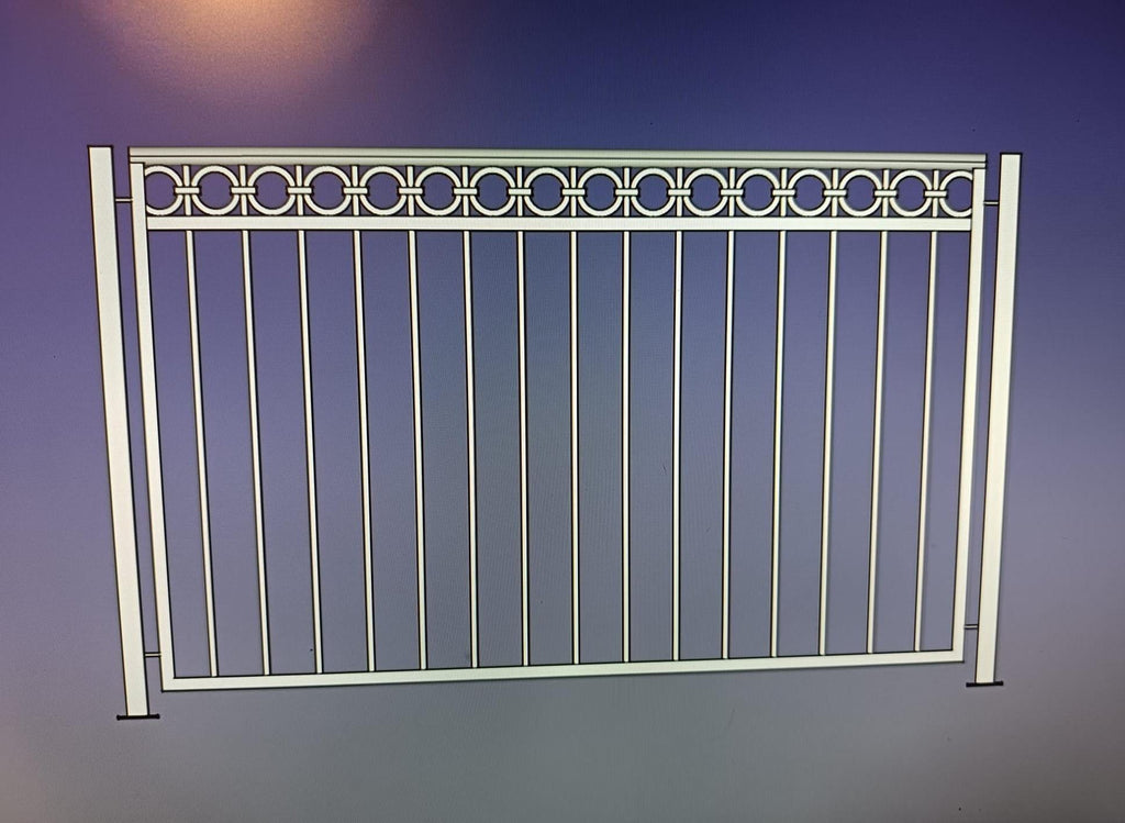 Modern Custom made Juliet balcony - Wrought iron. 6