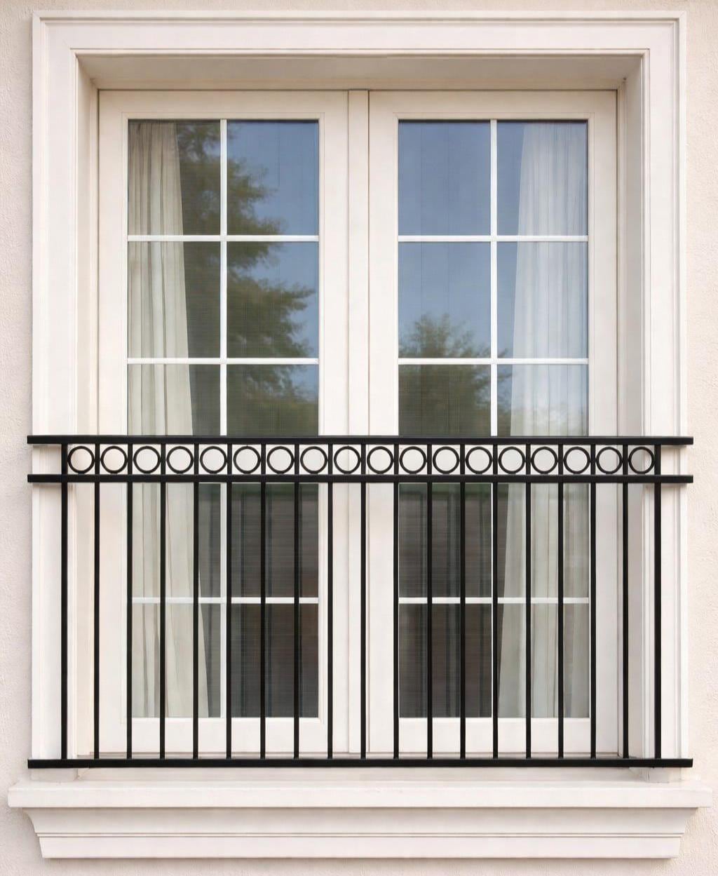 Modern Custom made Juliet balcony - Wrought iron. 6