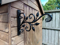 Metal Flower Pot Basket Hanger - Unique Garden decor. 84