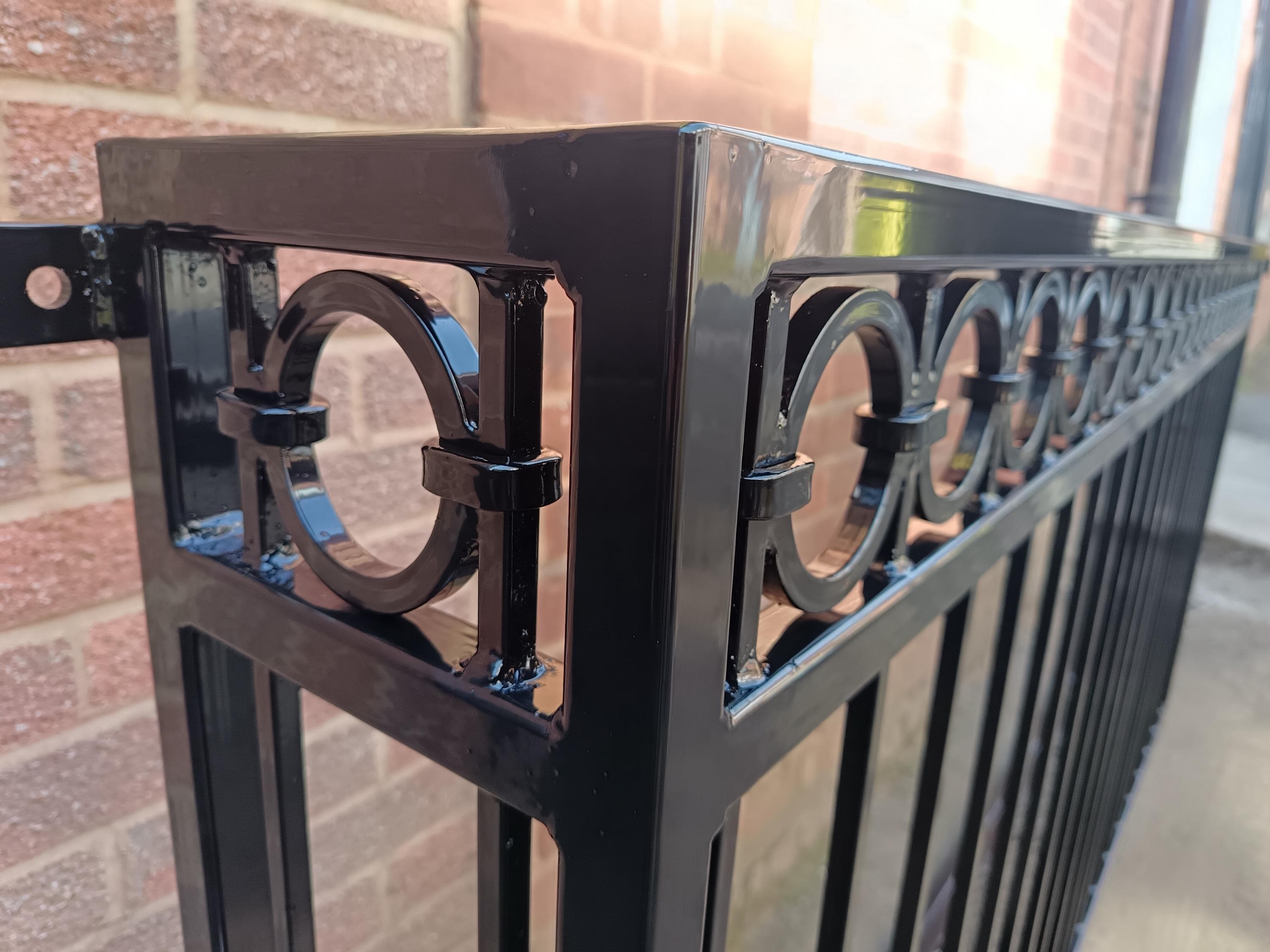 Made  to measure Juliet balcony with mesh floor. 89