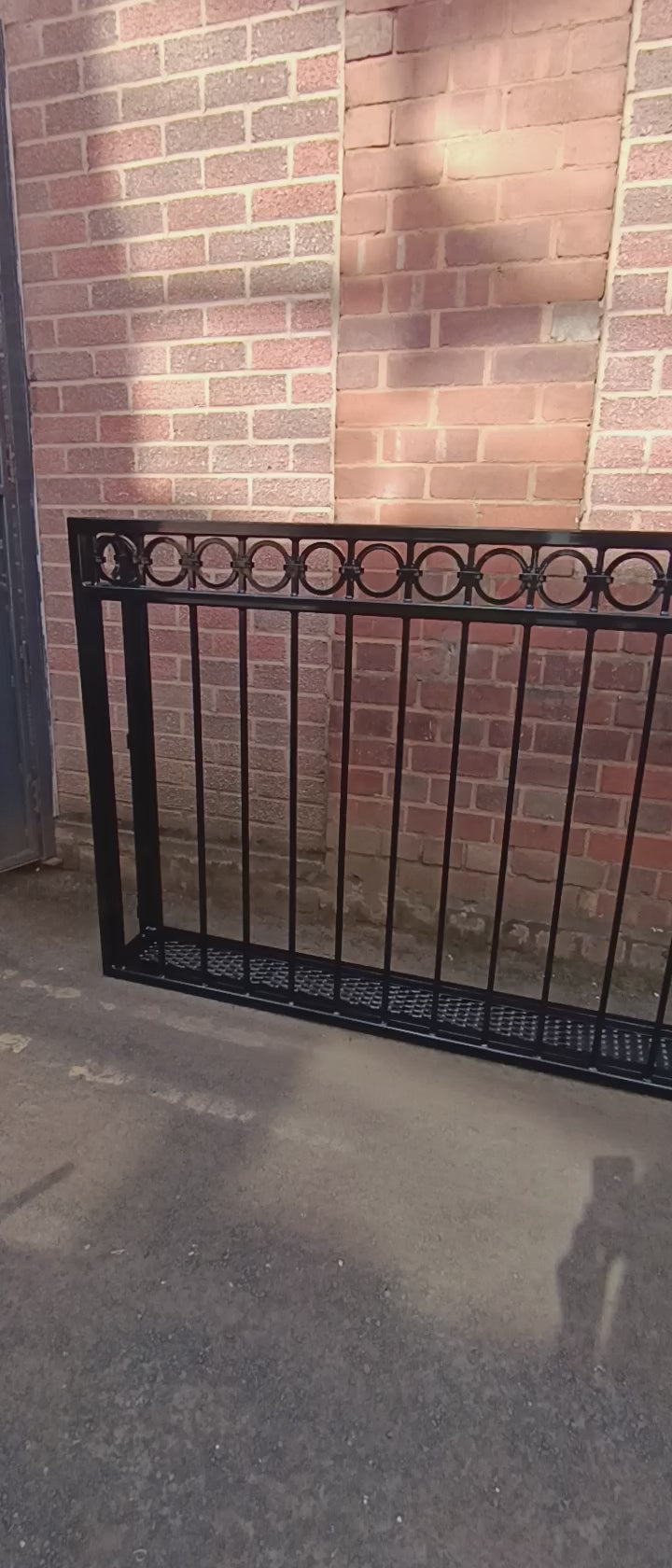 Made  to measure Juliet balcony with mesh floor. 89