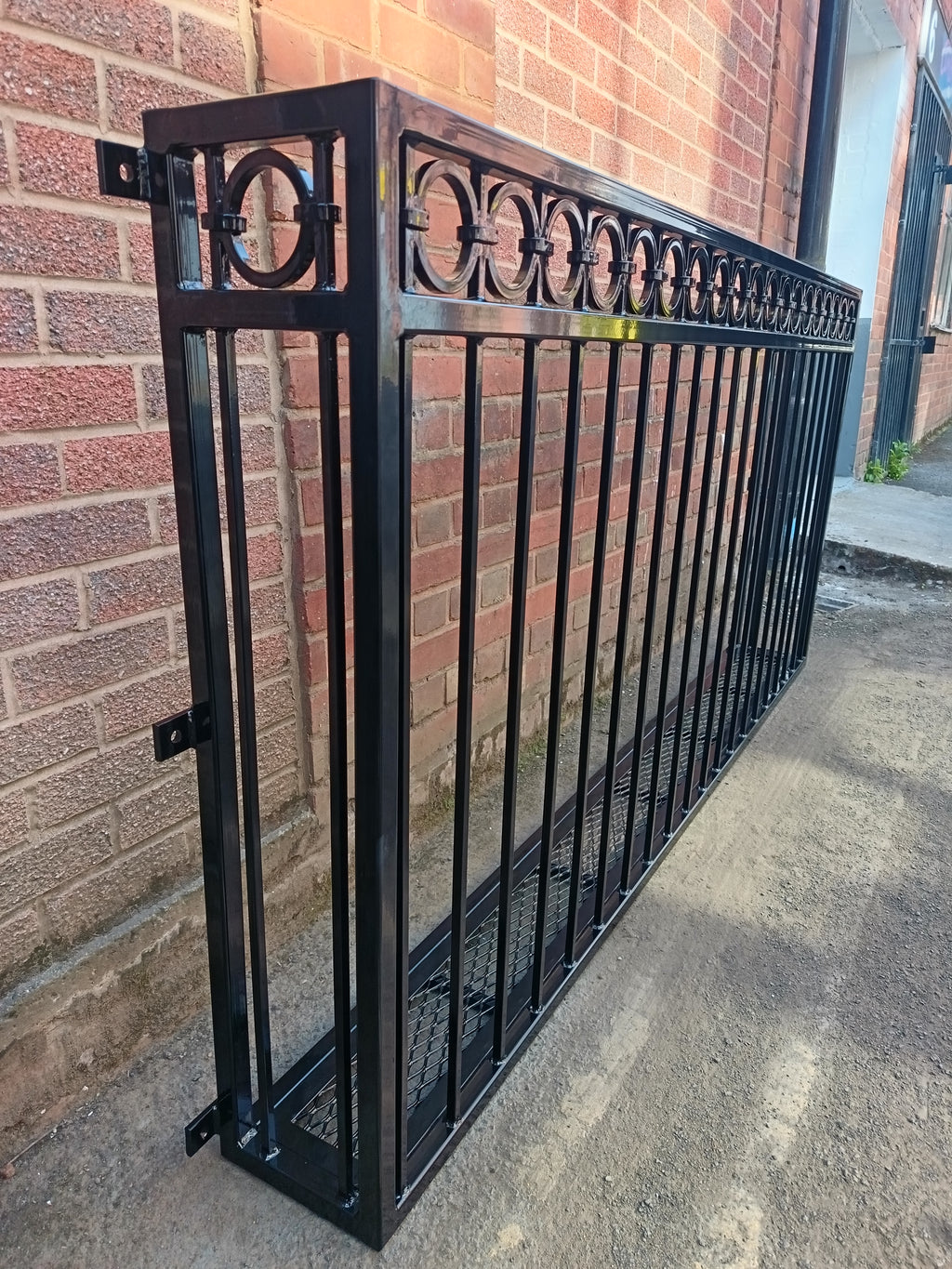 Made  to measure Juliet balcony with mesh floor. 89
